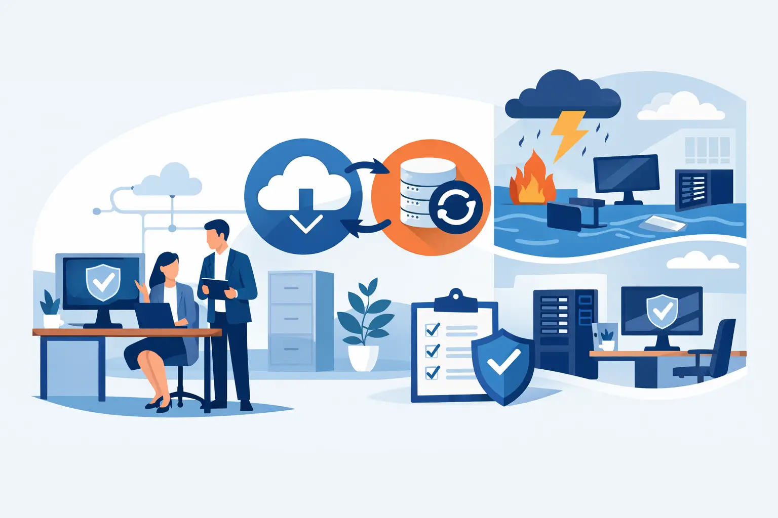 Plano de disaster recovery para escritório