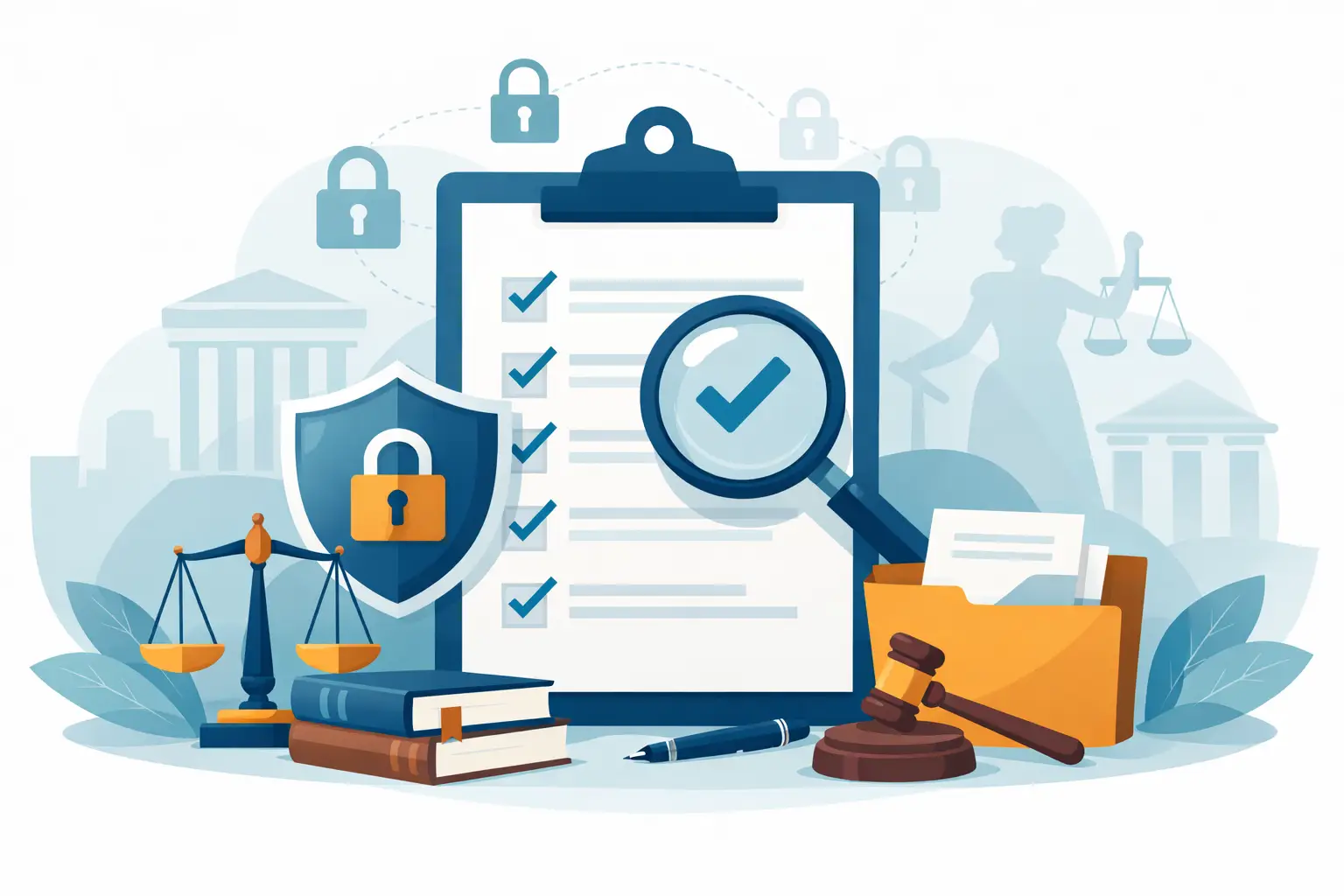 Checklist de confidencialidade para escritório jurídico