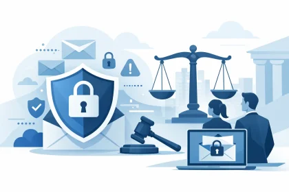 Segurança de e-mail corporativo jurídico