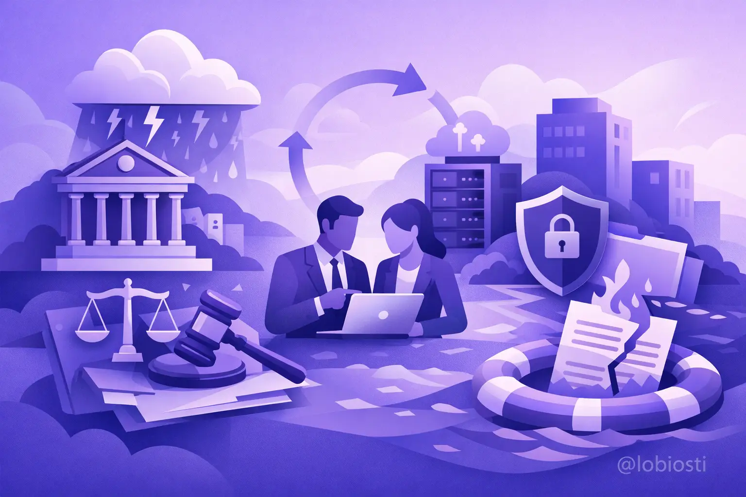 Disaster recovery jurídico para escritórios seguros